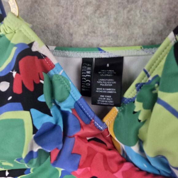 Anne Cole Collection Floral Tankini Top & Bottom Set Size 8 Swimwear - Picture 3 of 8